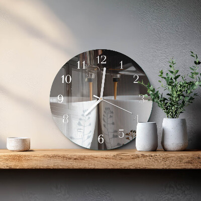Orologio rotondo Macchina da caffè