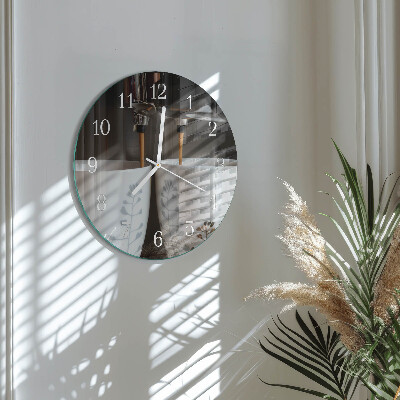 Orologio rotondo Macchina da caffè