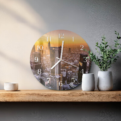 Orologio rotondo Tramonto