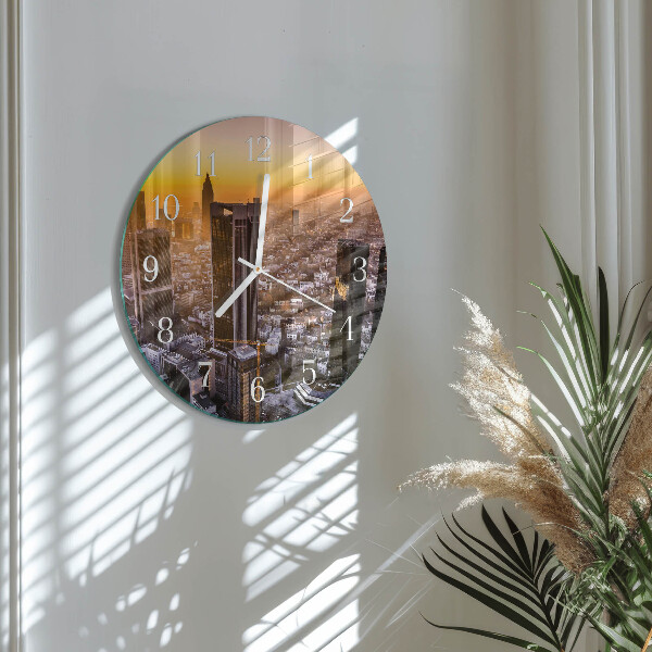 Orologio rotondo Tramonto