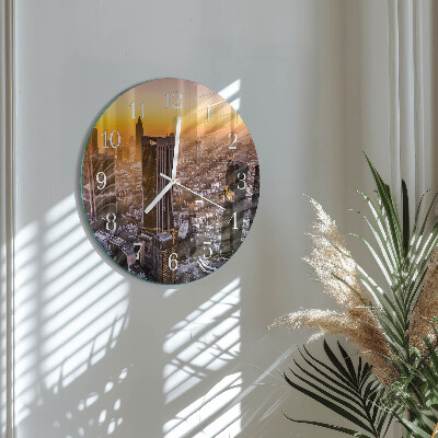Orologio rotondo Tramonto