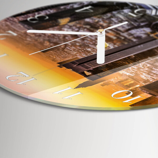 Orologio rotondo Tramonto