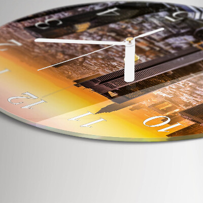 Orologio rotondo Tramonto