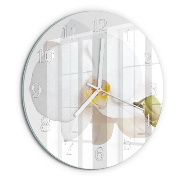 Orologio rotondo Orchidea