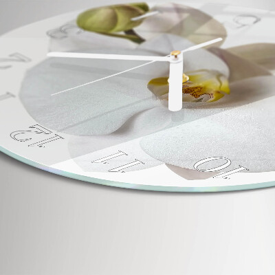 Orologio rotondo Orchidea