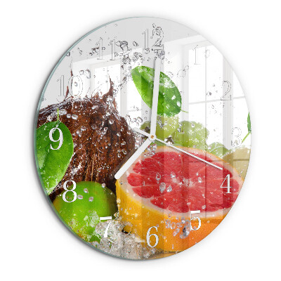 Orologio rotondo Frutta