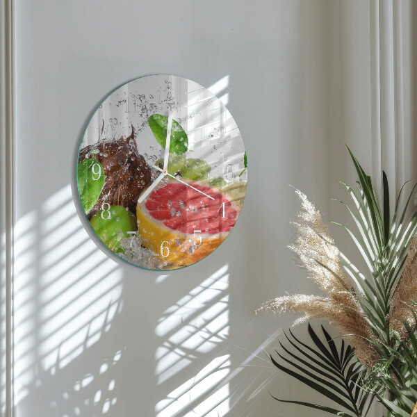 Orologio rotondo Frutta