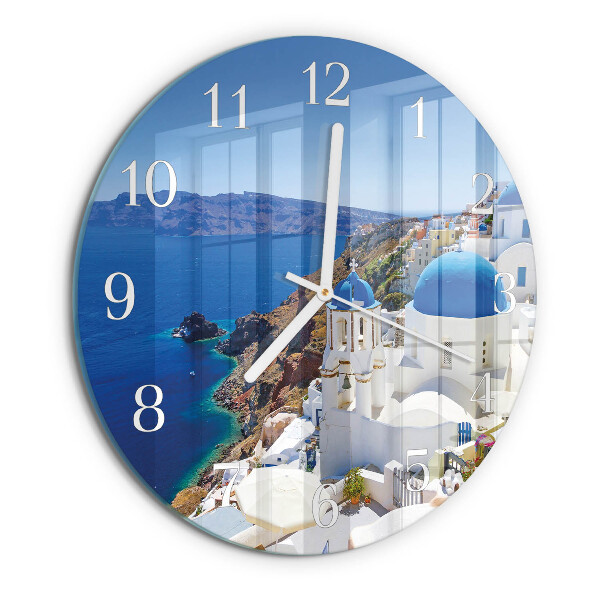 Orologio rotondo Santorini