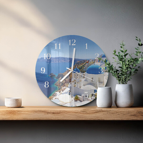 Orologio rotondo Santorini