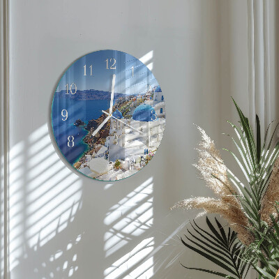 Orologio rotondo Santorini