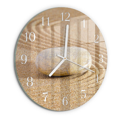 Orologio rotondo Sabbia di pietra