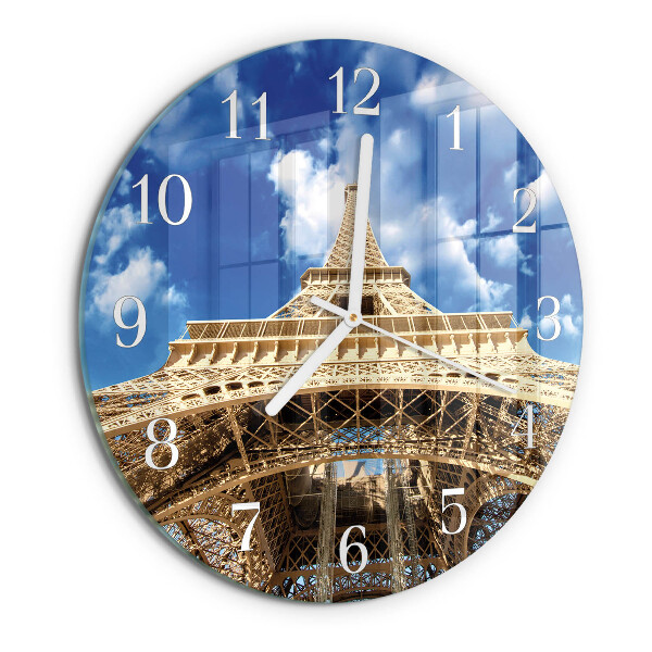 Orologio rotondo Torre Eiffel
