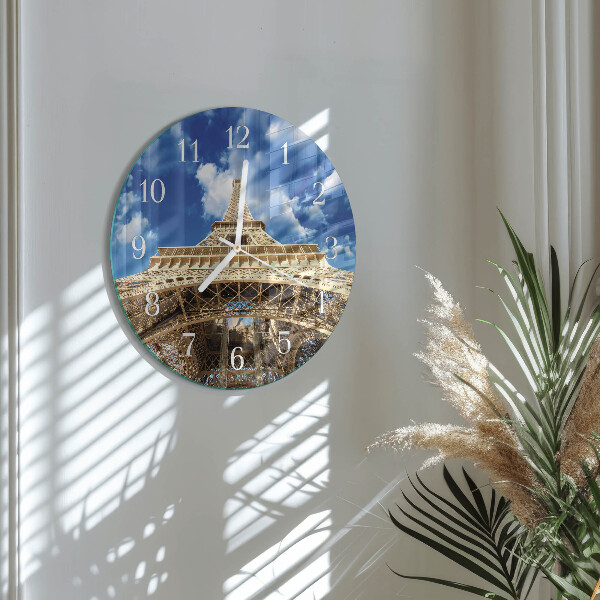 Orologio rotondo Torre Eiffel