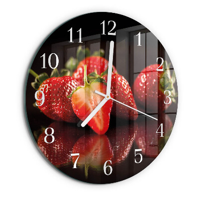 Orologio rotondo Fragole