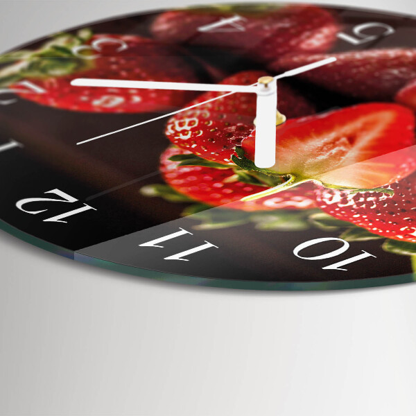 Orologio rotondo Fragole