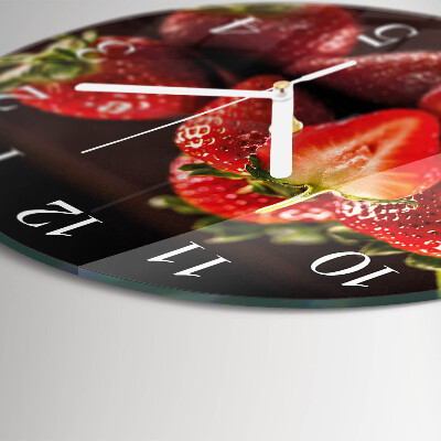 Orologio rotondo Fragole