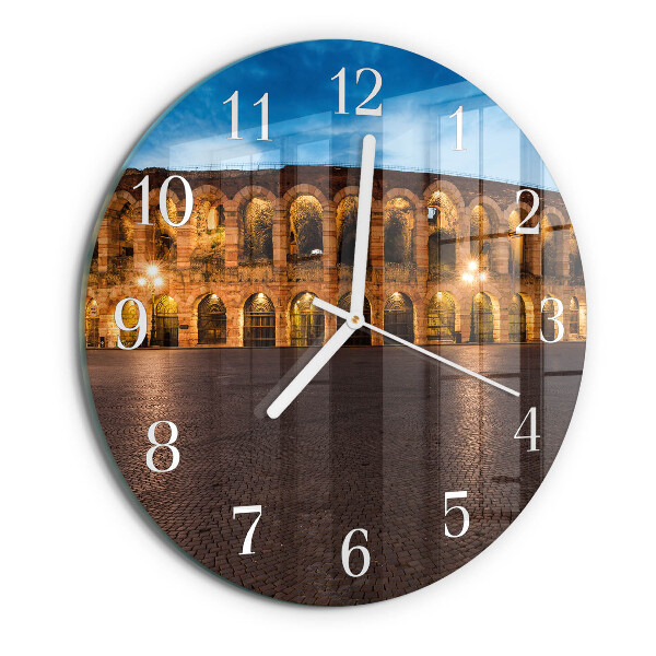 Orologio rotondo Statua