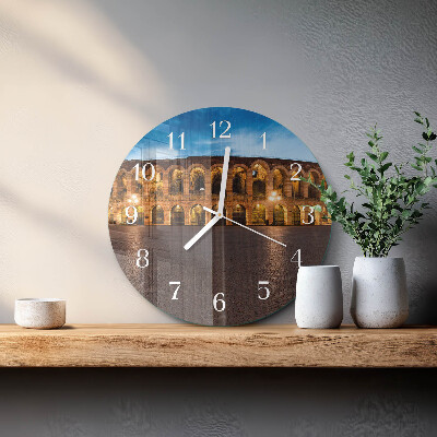 Orologio rotondo Statua
