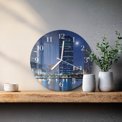 Orologio rotondo Serata in città