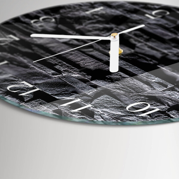 Orologio rotondo Pietre