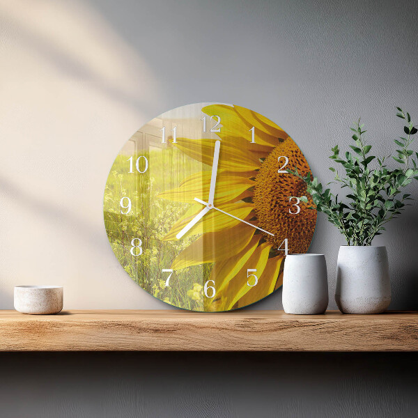 Orologio rotondo Girasole