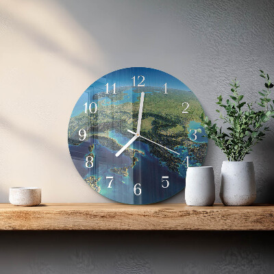 Orologio rotondo Terra