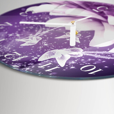 Orologio rotondo Fiore