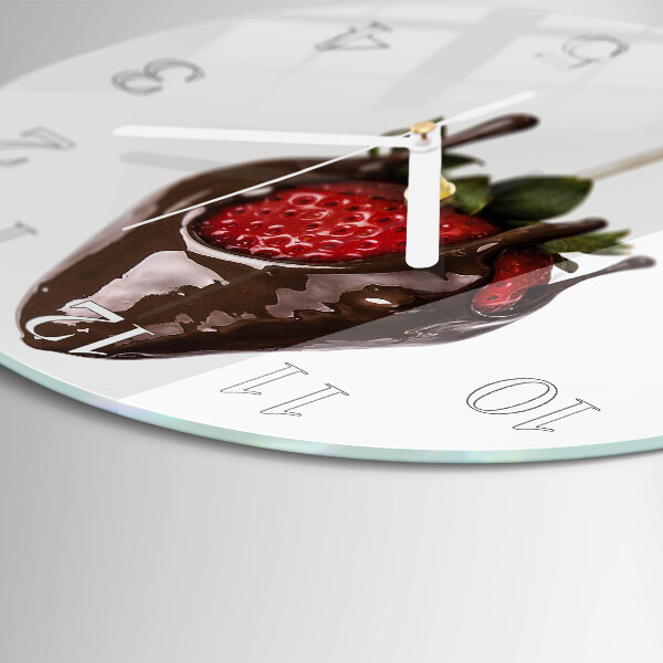 Orologio rotondo Cioccolato