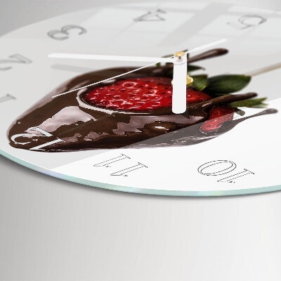Orologio rotondo Cioccolato