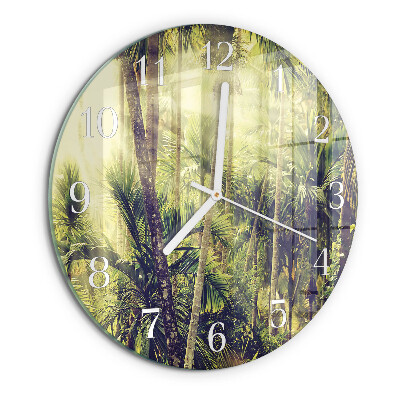 Orologio rotondo Palme