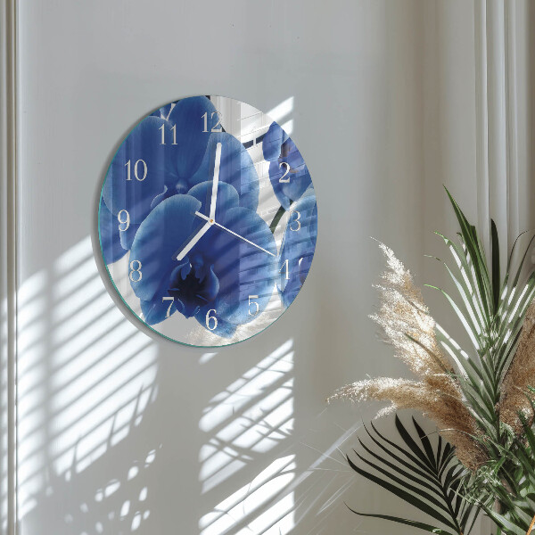 Orologio rotondo Orchidea