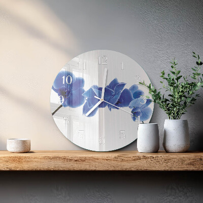 Orologio rotondo Orchidea