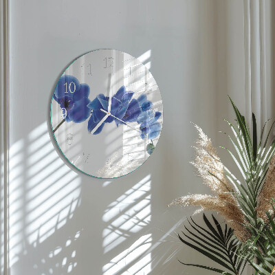 Orologio rotondo Orchidea
