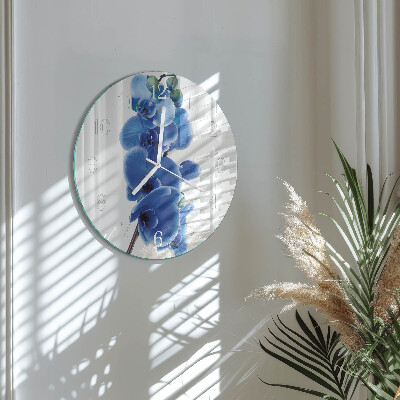 Orologio rotondo Orchidea