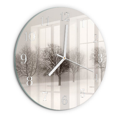 Orologio rotondo Inverno