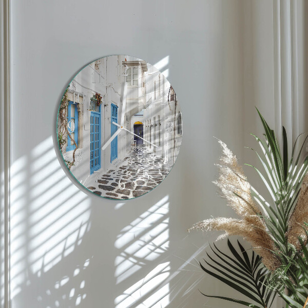 Orologio rotondo Santorini