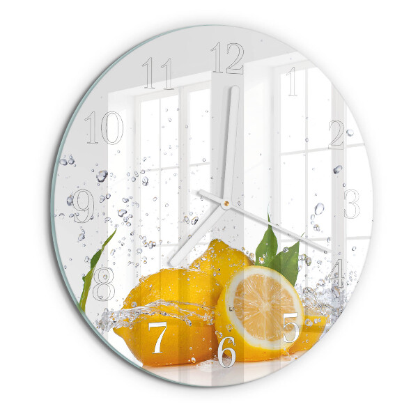 Orologio rotondo limoni