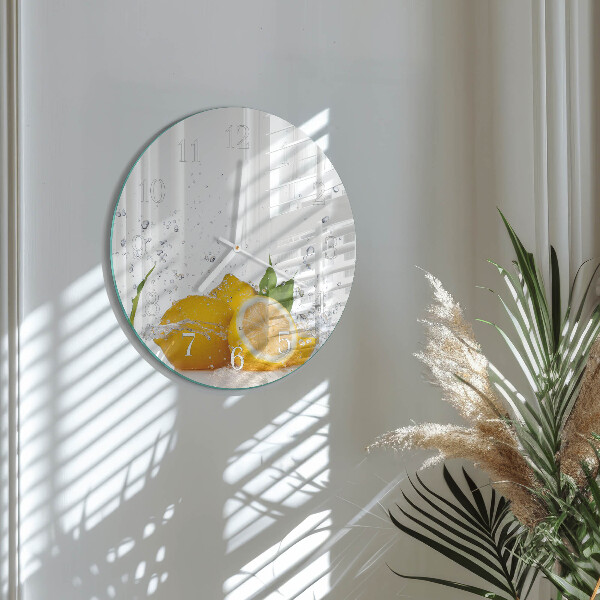 Orologio rotondo limoni