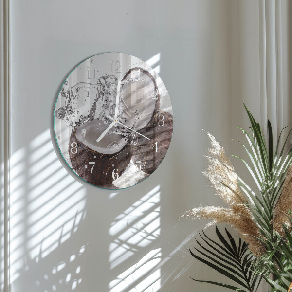 Orologio rotondo Noci di cocco