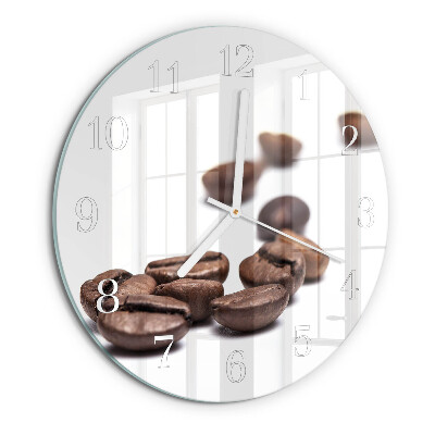 Orologio rotondo chicchi di caffè