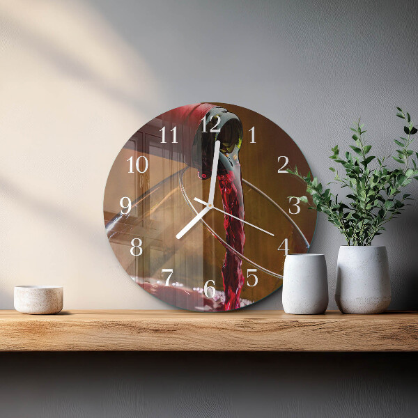 Orologio rotondo Vino