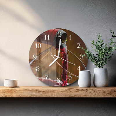 Orologio rotondo Vino