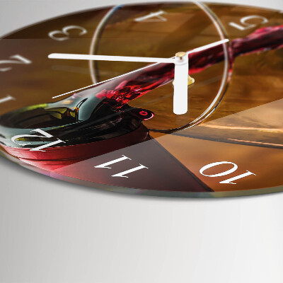 Orologio rotondo Vino