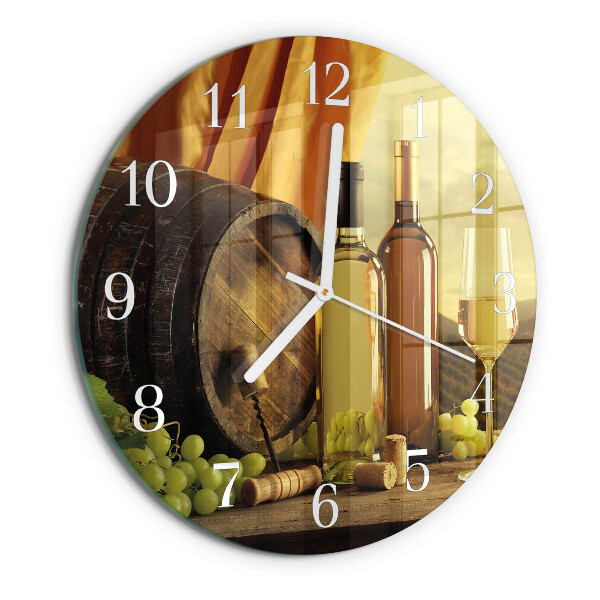Orologio rotondo Botte di vino