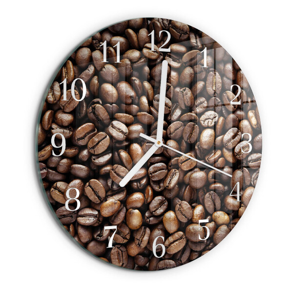 Orologio rotondo chicchi di caffè