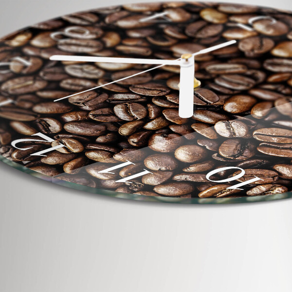 Orologio rotondo chicchi di caffè