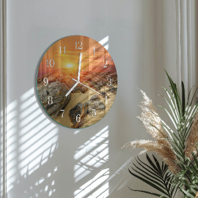 Orologio rotondo Tramonto