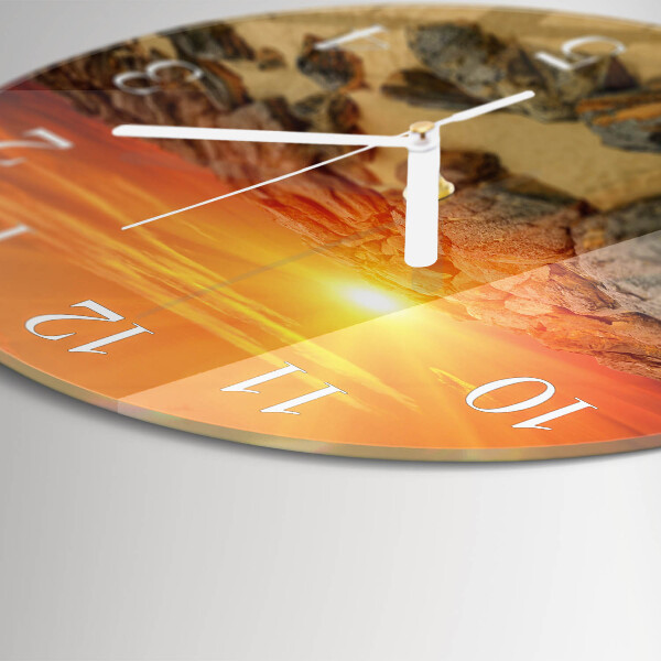 Orologio rotondo Tramonto