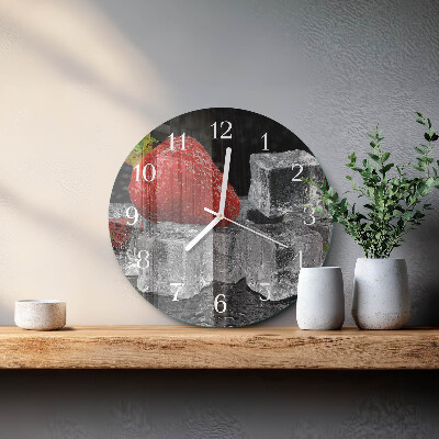 Orologio rotondo Gelato alla fragola