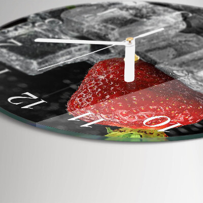 Orologio rotondo Gelato alla fragola